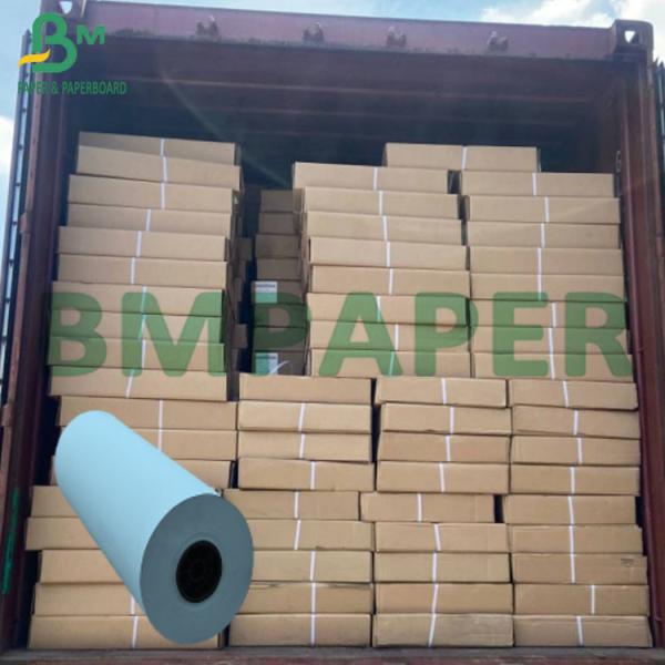 Cheap 80g Blue Color CAD Plotter Paper For Engineering Printing for sale