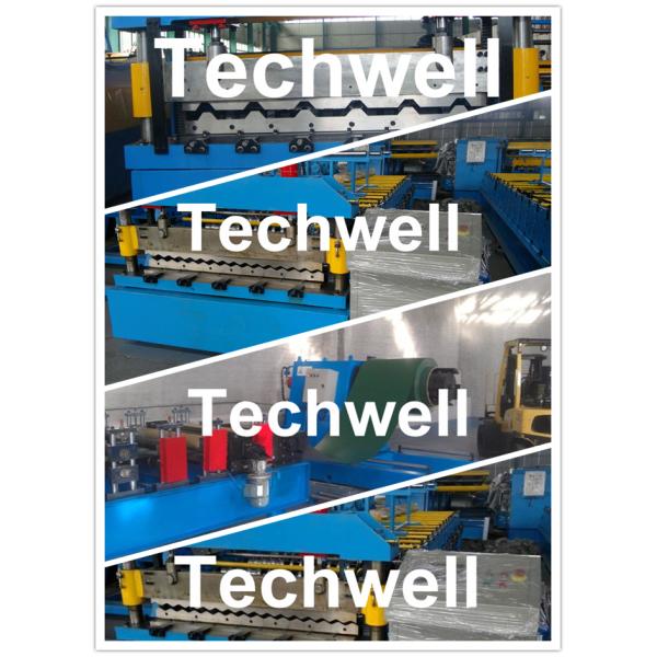 High Speed IBR Roof Sheeting Roll Forming Machine For Chromadeck Roofing