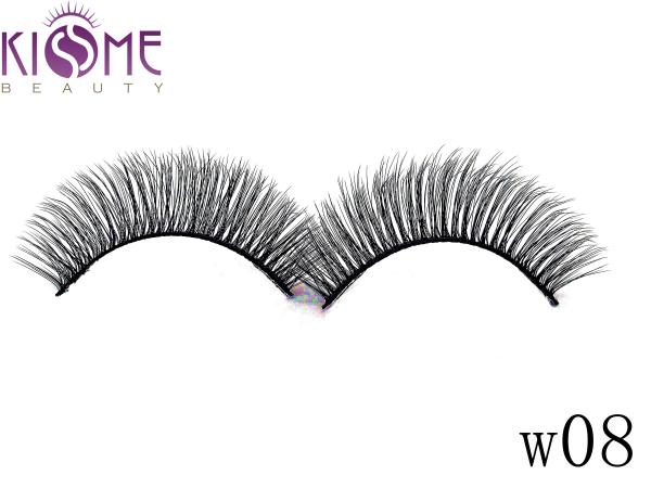 Cheap Durable Shine Whispy Faux Mink Eyelashes Multi Layers Makeup Application for sale