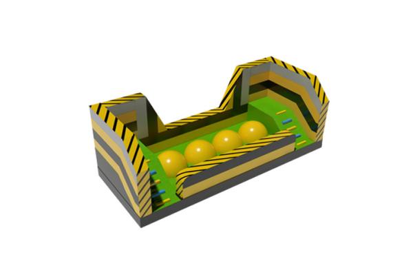 Cheap Leaps And Bounds Inflatable Obstacle Course With Big Challenge for sale