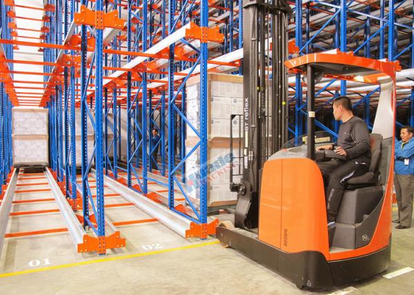 Cheap Radio Shuttle Racking System High Density Pallet Storage for sale