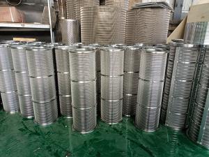 99% Filter Rating Centrifugal Separator Basket for Filtration and Customized Length 500mm