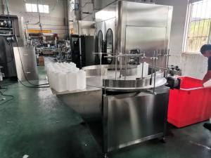Best Pet Bottle Filling packing Line With Automatic Medical Alcohol / Chemical Liquid / Acetic Acid Filling Capping Machine wholesale