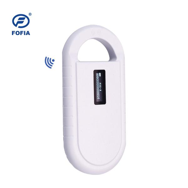 Cheap 134.2khz Animal RFID Microchip Scanner Handheld With Lithium Battery for sale