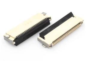 0.5mm Pitch Horizontal Back Flip-Lock ZIF Type PCB Header Connectors FPC / FFC Connectors