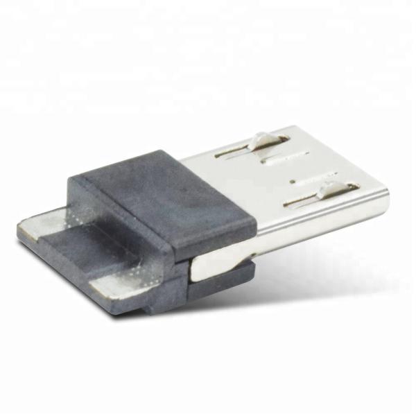 Cheap Gold Plating Usb Solder Connector , Male 4 Pin Micro Connector for sale