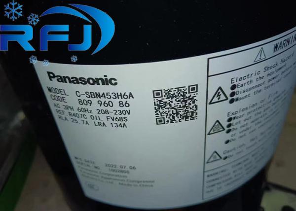 Cheap Highly-efficient C-SBN453H6A Panasonic Scroll Compressor Refrigerant R407C for sale