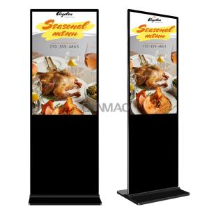 China Standing Indoor  Advertising LCD Display Screen with High Quality Digital Signage HD Media Display on sale