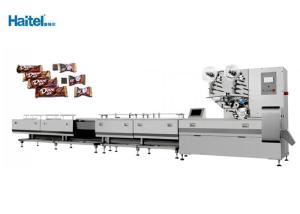 Best Full Automatic Chocolate Horizontal Flow Pack Machine Preset Parameters wholesale