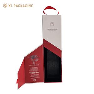 Best XL Packaging Custom Packaging Box Factory Foldable Custom Wine Paper Box Magnet Closure Lid Packing Boxes For Wine Bottles wholesale