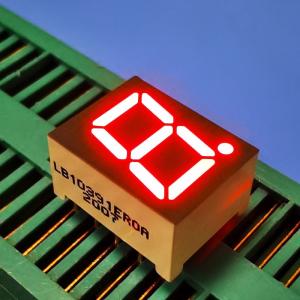 LED Display Common Anode Super Bright Red Single Digit 0.39inch 7 Segment for Instrument Panel