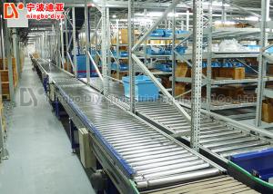 Adjustable Stacking Rack System , Gravity Flow Racking For Loading Warehouse Inventory