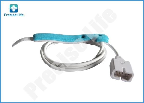 Cheap PVC Disposable Spo2 Sensor With DB7 Pin Connector 1 Meter Length Sponge Wrapping Tape for sale
