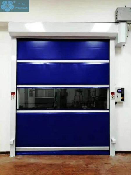 Cheap PLC Control Inductive PVC Rolling Shutter Doors for sale