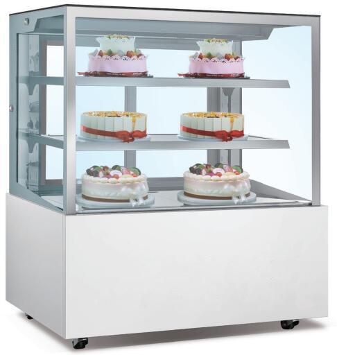 Cheap Air Cooled Refrigerated Countertop Bakery Display Case cake display case for sale