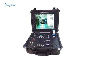 China COFDM Vehicle Mounted Ground Station Receiver Video Link Transmitter RS232 on sale
