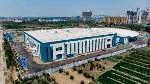 Best OEM Pharmaceutical Logistics Prefabricated Metal Buildings H Section Portal Frame Building Steel Structure wholesale