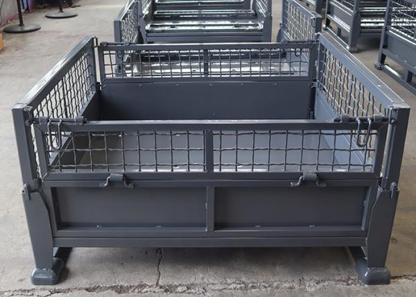 Cheap 1.5T Load Collapsible Wire Pallet Cages Pallet Container Customized for sale