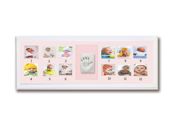 Cheap Shower Gifts Baby First 12 Months Photo Frame Multi Picture Photo Moments Frame for sale