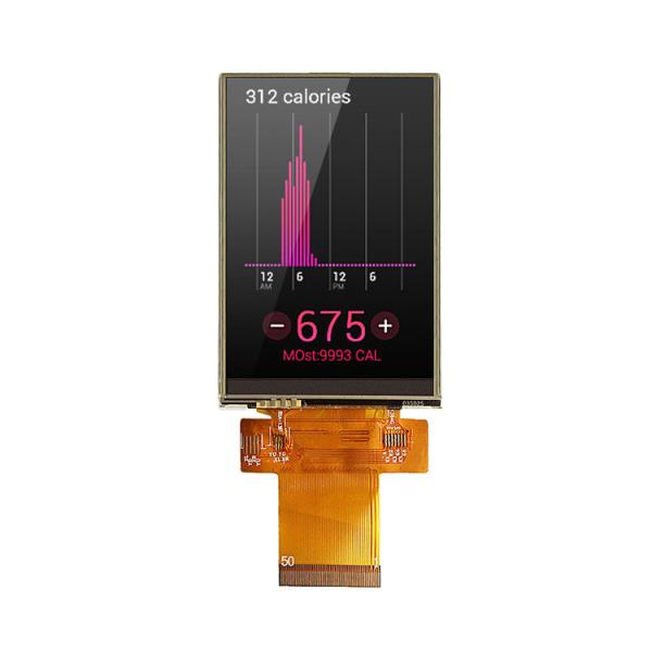 Cheap 3.5 Inch TFT LCD Display 320*480 Resolution 50 Pin SPI Interface Display 250 Brightness for sale