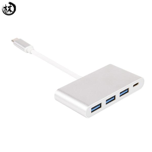 Cheap Kico High Speed USB-C Hub Type C to Usb 3.0 * 3 With Type-C Female Port  4-in-1 Factory Price for sale