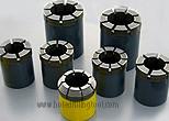 Geological Impregnated Diamond Core Drill Bit , Surface Set Diamond Core Bits