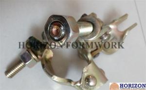 China Electrical Galvanized Scaffold Double Coupler EN74 For Pipe Dia 48.3x48.3mm on sale
