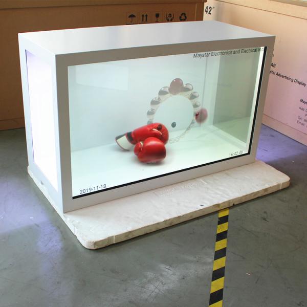Cheap High Resolution Transparent LCD Screen With Aluminium Alloy Frame for sale
