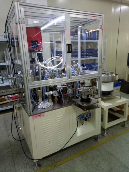 Cheap 1.8kw Automated Assembly Equipment , Industrial Assembly Line For Three Axis Locking Screw for sale