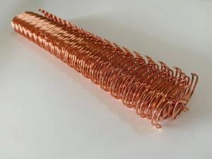 China A4 Notebook 5/8 Inch Wire Coil Binding Electroplating Glossy Nylon Coated on sale