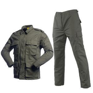 Best Breathable Fabric Type Woven Customized Mens BDU Uniform Shirt Ripstop Cotton S-4XL wholesale