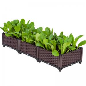 China Outdoor Garden Planting Box Plastic Garden Raised Bed High quality Raised Garden Bed on sale
