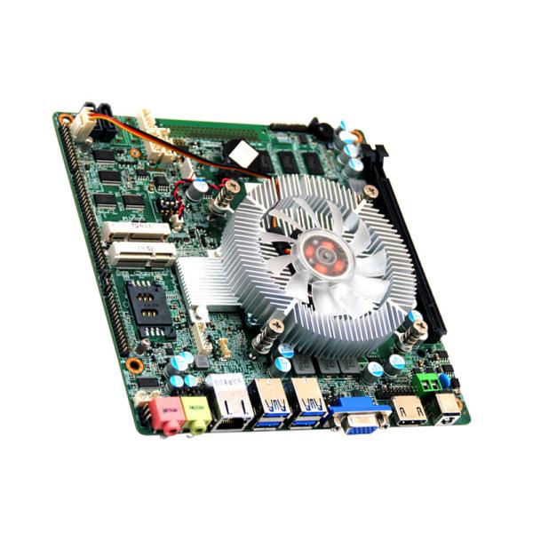 Cheap Haswell H81 Dual Core Processor Motherboard 6 Com With PCIE X16 GPIO for sale