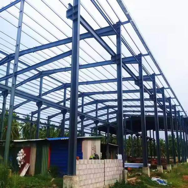 Cheap Fast Install S355 Multi Story Prefabricated Light Steel Warehouse Building Plans Shed Kit for sale