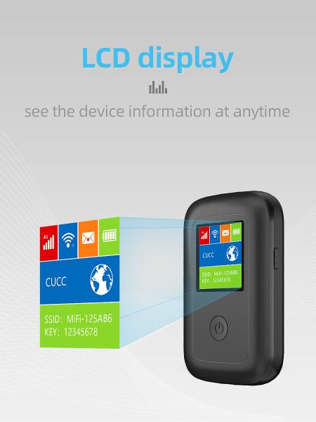 Cheap Unlocked 4G WiFi Hotspot Device B2 B4 B5 B12 B17 With SIM Card Slot for sale