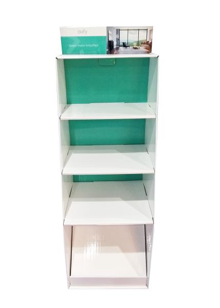 Cheap Paper Floor Corrugated Display Stands Multi Layer Sturdy Durable for sale
