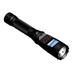 Best Super Bright Police Security Flashlight 140° Field View Support 16G 32G 64G 128G wholesale