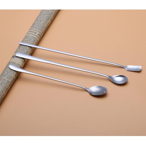 Stainless Steel Long handle Iced Tea Spoon Coffee Spoon Cold Drink