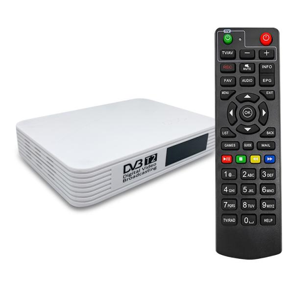 Cheap Interface USB PVR DVB T2 TV Box H 265 Decoder Mpeg4 Set Top Box for sale
