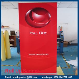 Best Retractable Standard Roll Up Banner Stand With Banner wholesale