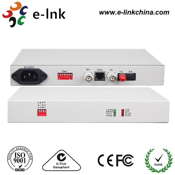 Cheap 20km Optical Fiber Ethernet Media Converter Modem Protocol E1 Interface for sale