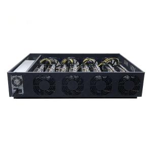China ETH Ethereum Mining Rig Machine , Mainboard 8 Card Slots Gpu Mining Rack on sale