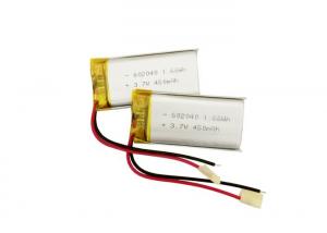 Best 1S 3.7 V Lipo Battery 450mAh 602040 Lithium Ion Polymer Batteries wholesale