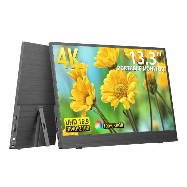 Cheap 13.3Inch LCD Small Laptop External Screen External Computer Monitor 3840x2160P for sale
