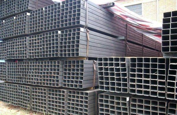 Cheap Rectangular Section 0.3mm Hot Dip Galvanized Square Pipe Cold Rolled Mild Steel For Construction for sale