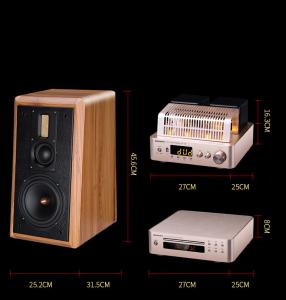 40W Output Power 3-Way Bluetooth Speakers with Modern Style and Density Sheet Crossover