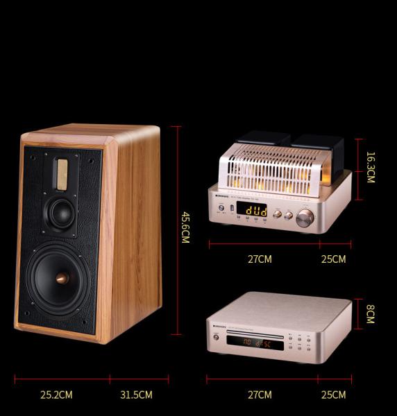 Cheap 40W Output Power 3-Way Bluetooth Speakers with Modern Style and Density Sheet Crossover for sale