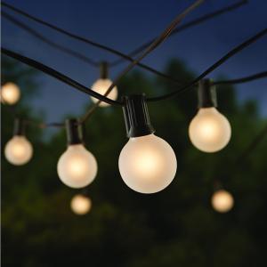China 25ft Outdoor Decorative String Lighting G40 Led String Lights 20000 Hrs Life on sale