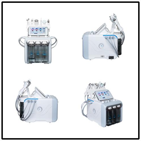 Cheap 2018 Nubway Newest Multifunction 6 in 1 h2o2 machine Hydrogen Oxygen Small Bubble Facial Machine for sale