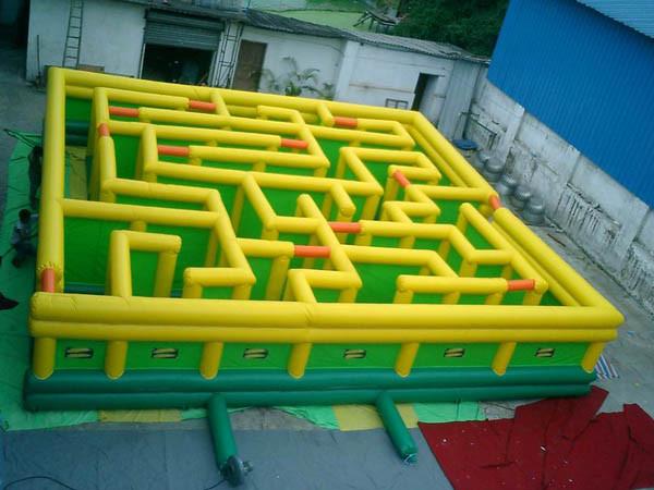 Cheap Inflatable Maze Games, Inflatable Tunnel Maze Game For Adults for sale